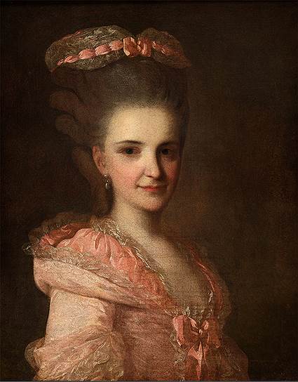 Портрет неизвестной в розовом. 1770-е годы  
