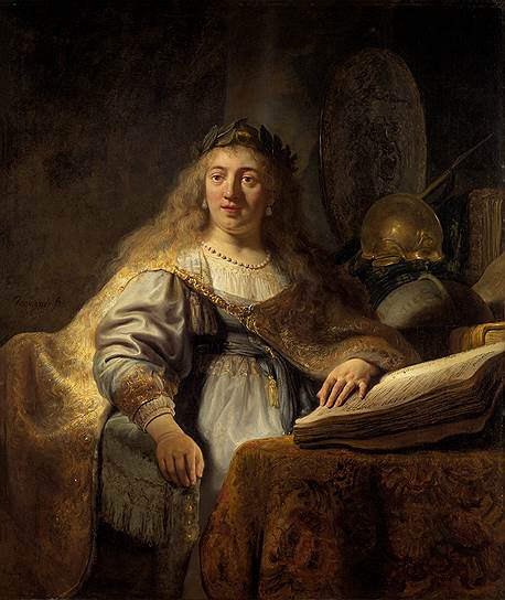 Рембрандт Харменс ван Рейн. &quot;Минерва&quot;. 1635 год 
