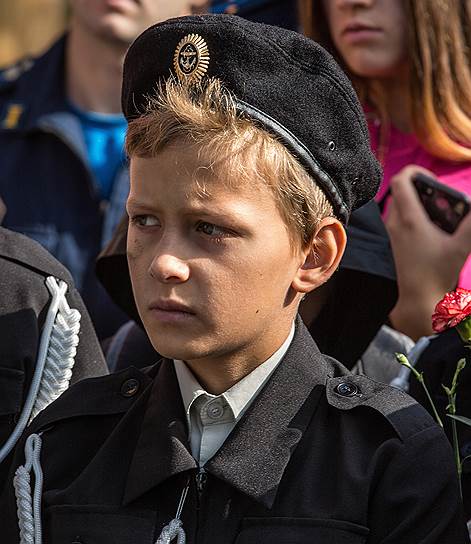 На церемонии захоронения останков красноармейцев, павших при обороне Петрозаводска осенью 1941 года 