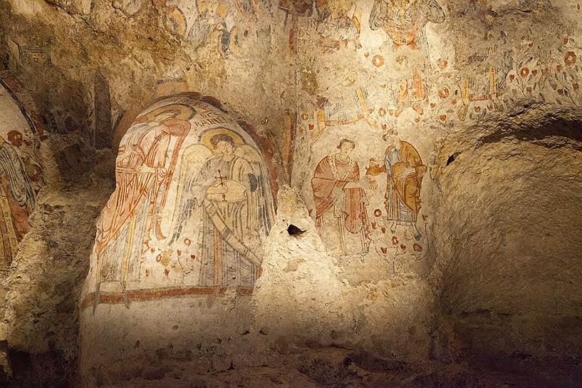 Во времена Римской империи в пещерах основывали христианские церкви
