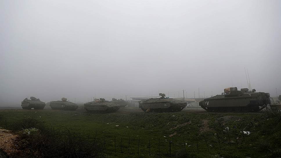 Израильские танки на Голанах — обычное дело