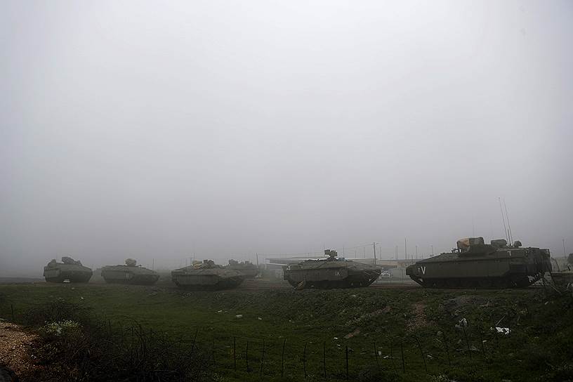 Израильские танки на Голанах — обычное дело