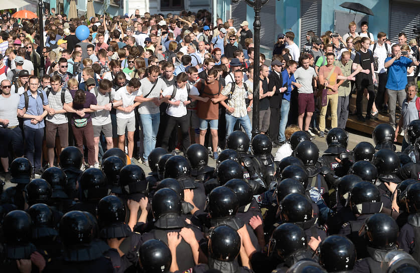 27 июля в центре Москвы