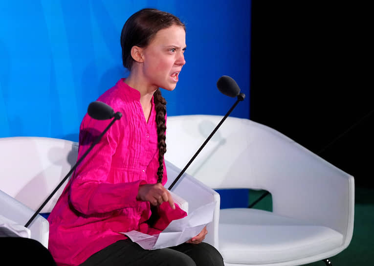 Шведская школьница Грета Тунберг после выступления на нынешней ассамблее ООН стала мегазвездой. Эмоциональность ее выступления граничила с истерикой