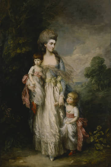 «Миссис Элизабет Муди с сыновьями Самуилом и Томасом». Около 1779 года
