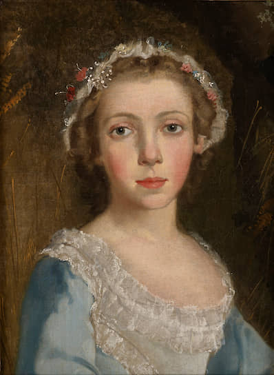 «Портрет девочки», фрагмент. Около 1744 года