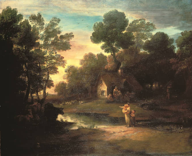 «Лесной пейзаж со стадом у водоема». 1782 год