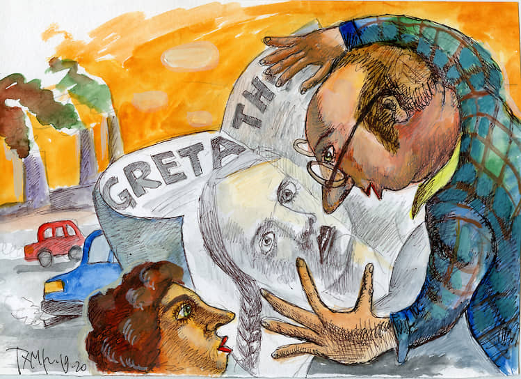 Иллюстрация художника Виктора Тихомирова к песне Александра Городницкого «Дорогая Грета»