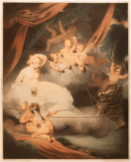 Уильям Холл Старший. «Венера и вепрь». 1802 год