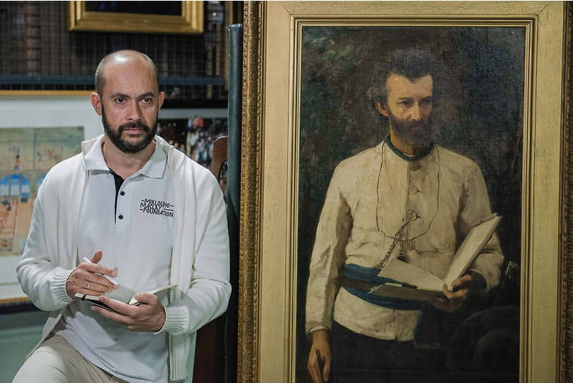 Портрет легендарного Н.Н. Миклухо-Маклая специально для его потомка достали из запасников Митчелловской библиотеки Сиднея