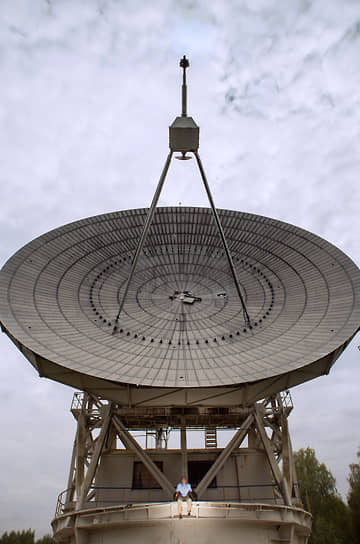 Радиотелескоп в Пущино в рамках проекта «Радиоастрон» принимал информацию из далеких галактик
