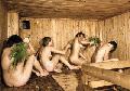 В сауне