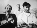 Александров с Чарли Чаплиным на Тихом океане. Фото Сергея Эйзенштейна, 1930 