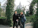 Андрей Антонов и Андрей Федоров на съемках в Ватикане