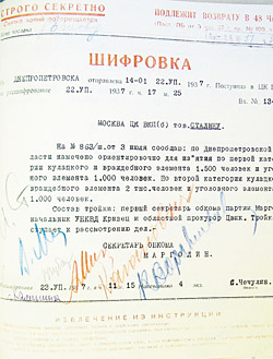 Так выглядели шифровки с мест с одобрительными резолюциями