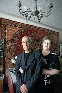 Первый фермер Костромской области Али Нагиев и его жена Ольга