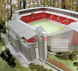 Стадионе в Кайзерслаутерне 