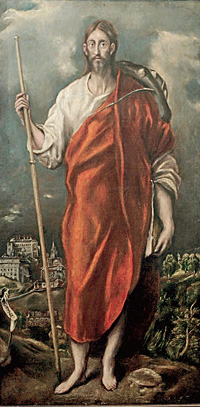 Картина Эль Греко «Апостол Иаков Старший»