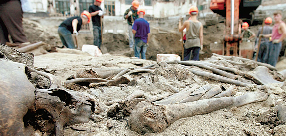 Любые строительные работы в Москве приносят новые находки