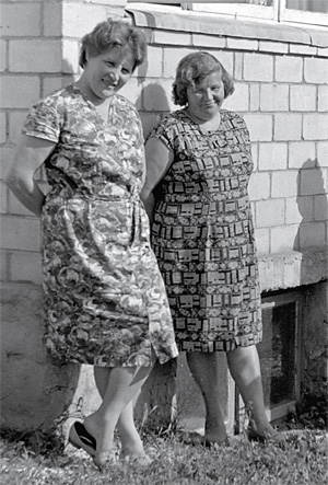 Ида (слева) с подругой Хильмой