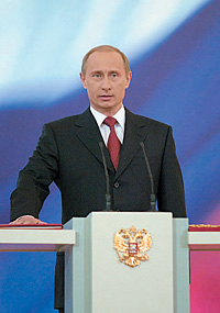 Владимир Путин 7 мая 2004 года