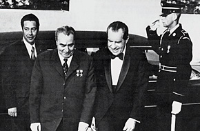 С президентом США Р. Никсоном (1973 г.)