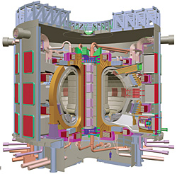 Проект экспериментального термоядерного реактора ИТЭР в разрезе: внутри будет жарче, чем на Солнце
