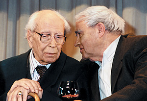Дмитрий Лихачев и Даниил Гранин. Начало 90-х годов