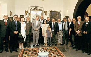 Ереван. Две делегации в музее Параджанова