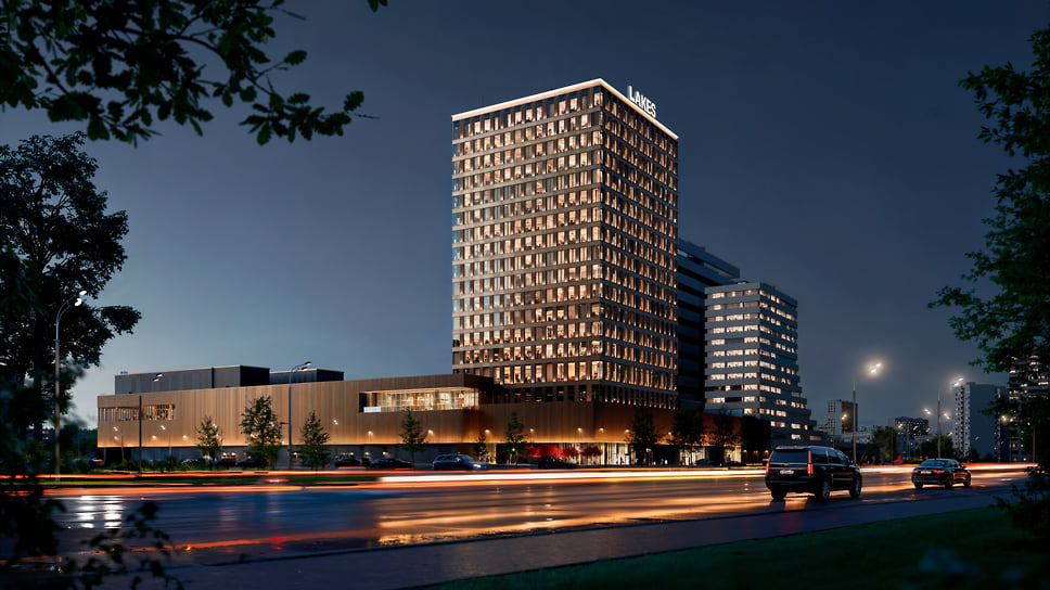 Проект подсветки делового пространства LAKES