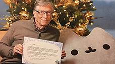Билл Гейтс подарил незнакомой девушке 13-килограммовую кошку