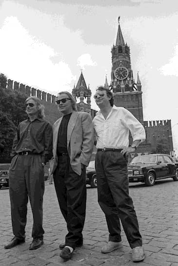 Слева направо: Ричард Райт, Дэвид Гилмор, Ник Мейсон