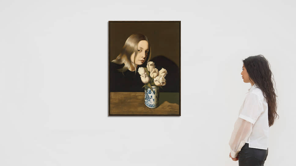 Картина Ингрид с цветами Анны Вейант 