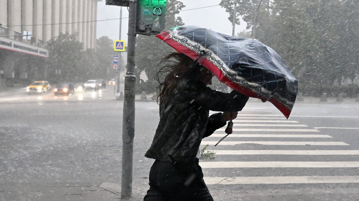 На Москву движется шторм