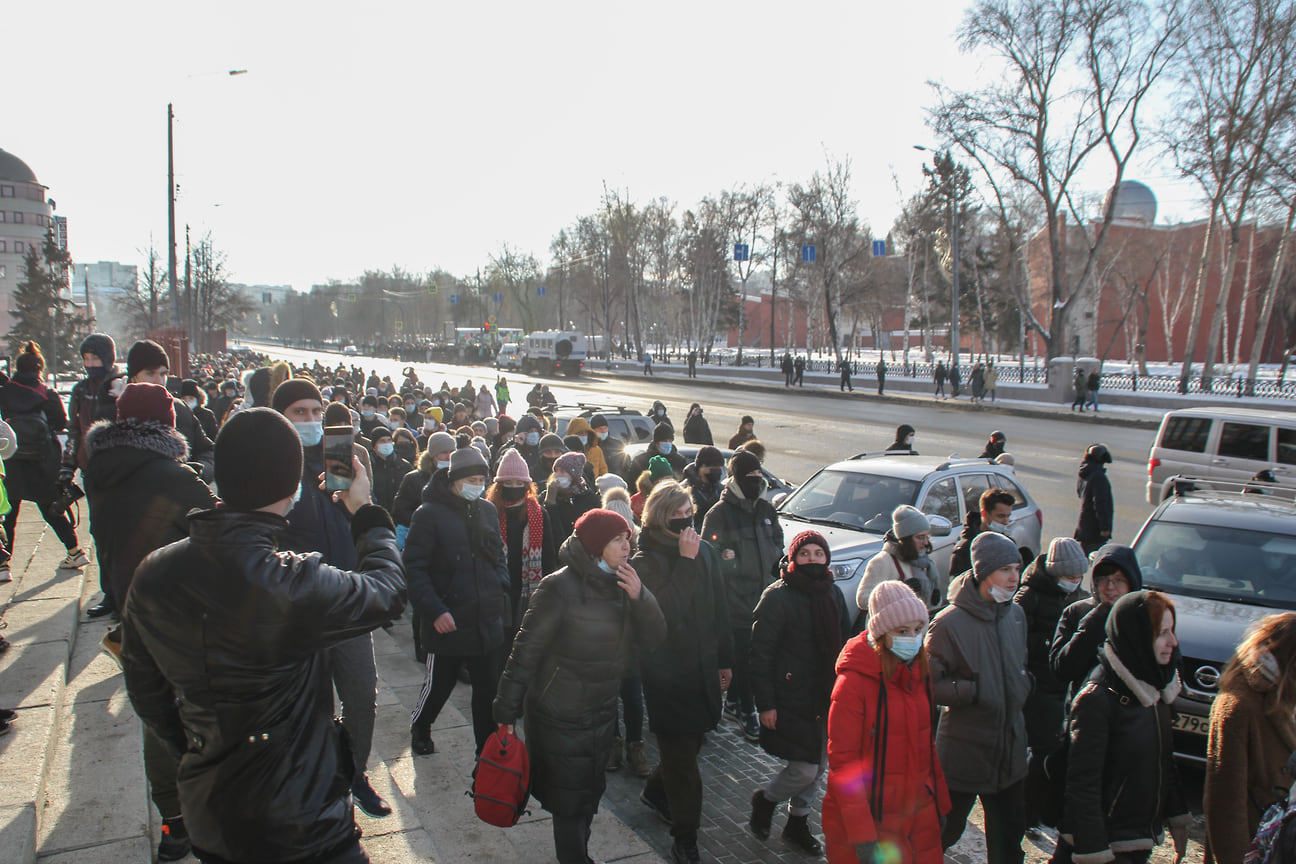 Всего во время несанкционированного шествия задержали 127 человек