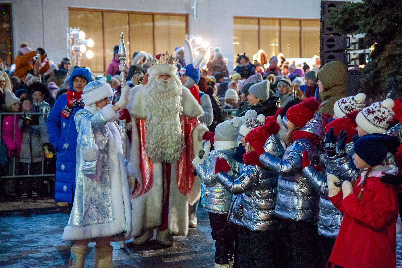 Прибытие поезда Деда Мороза в Челябинск