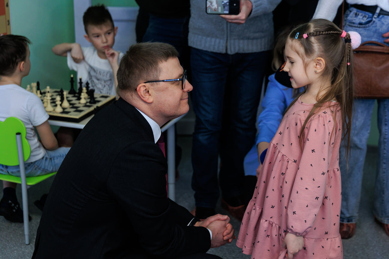 Посещение нового детского сада в поселке Западный