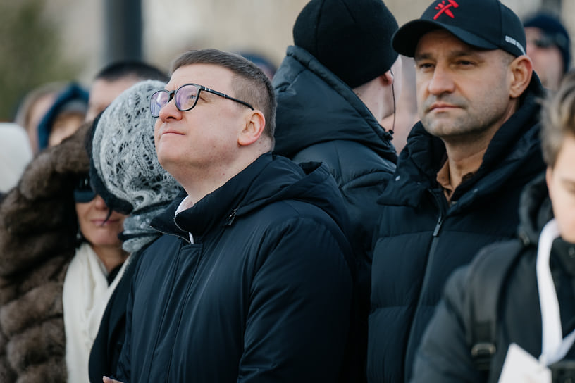 Открытие памятника в честь Собора Архистратига Михаила в Челябинске