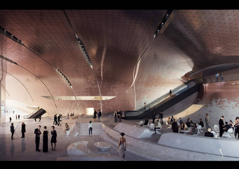 Проект нового концертного зала свердловской филармонии, разработанный бюро Zaha Hadid Architects