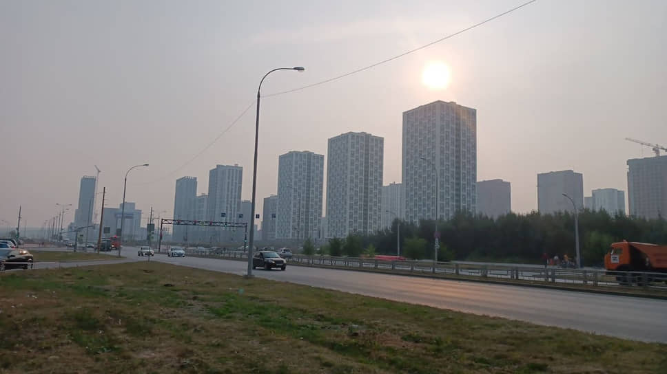 Смог в Екатеринбурге 