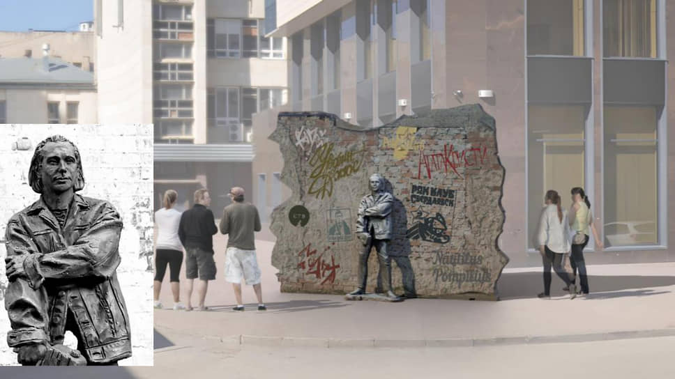 Эскиз памятника, посвященного кинорежиссеру Алексею Балабанову, под номером 19