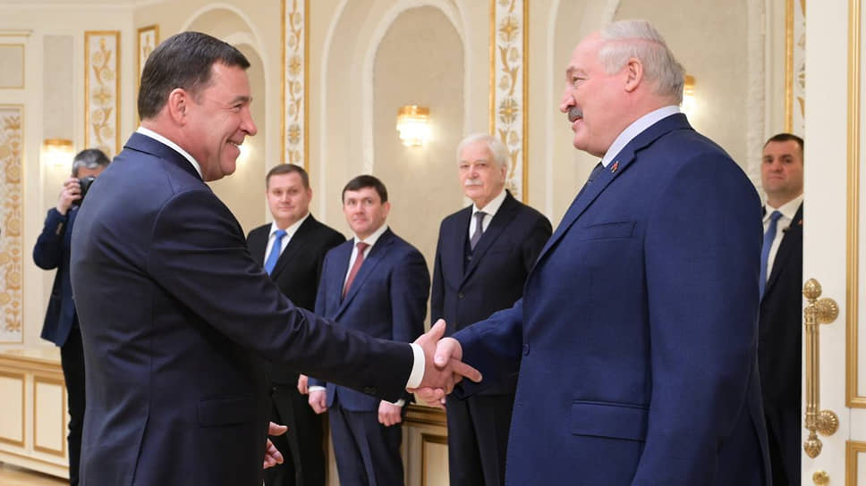 Евгений Куйвашев и Александр Лукашенко