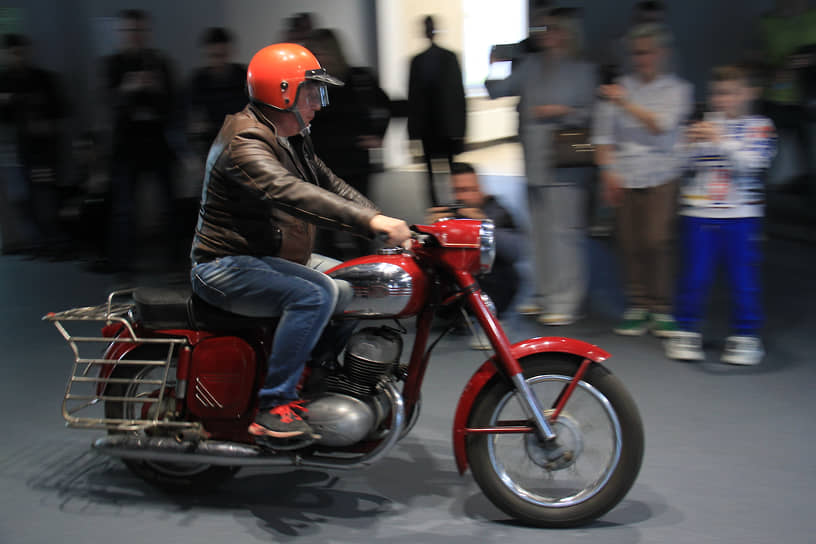 Новая выставочная зона, посвященная мотоциклам «Ява», в Музейном комплексе в Верхней Пышме