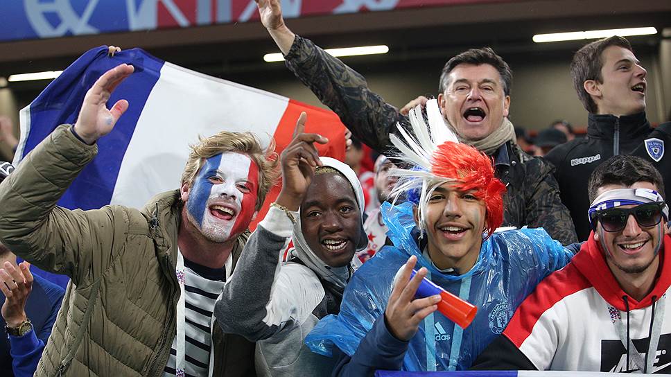 Матч между сборными командами Франции и Перу на стадионе &quot;Екатеринбург Арена&quot;. 