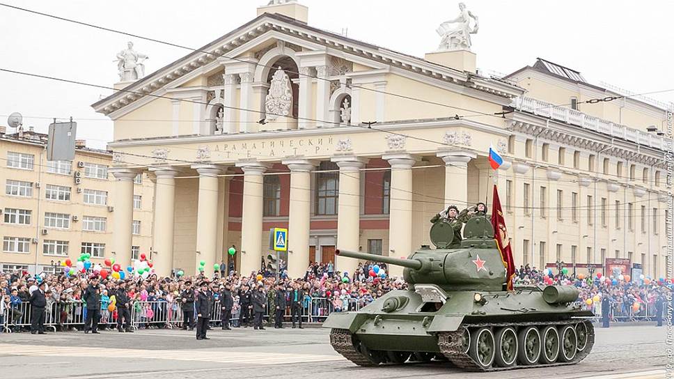 Военный парад в честь Дня Победы 9 мая в Нижнем Тагиле