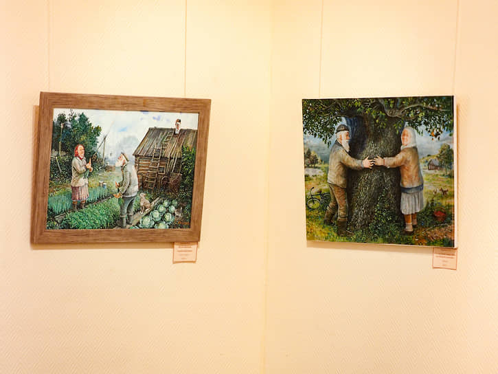 Выставка Леонида Баранова «Деревенские этюды» в культурно-просветительском центре «Царский»