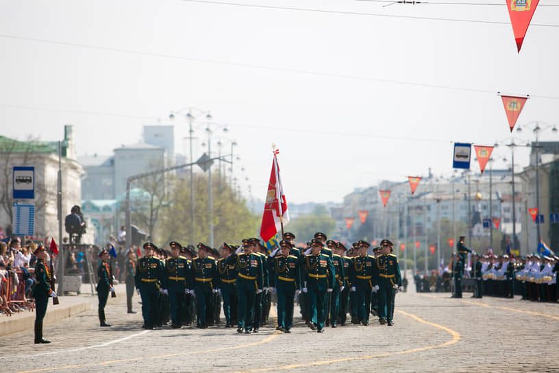 Военный парад на площади 1905 года