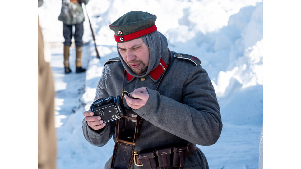 Военно-историческая реконструкция эпизода сражения между частями Красной армии и кайзеровскими войсками в феврале 1918 года в военно-патриотическом парке культуры и отдыха «Патриот» Центрального военного округа (ЦВО) в честь Дня защитника Отечества