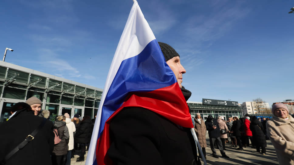 Митинг-концерт, приуроченный к 11-й годовщине со дня присоединения Крыма к России на стадионе «Екатеринбург Арена»