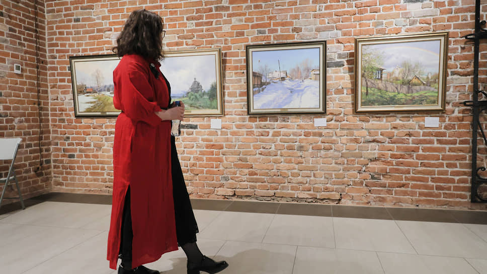 Открытие выставки "Российский фестиваль искусств" в Международном центре искусств «Главный проспект»